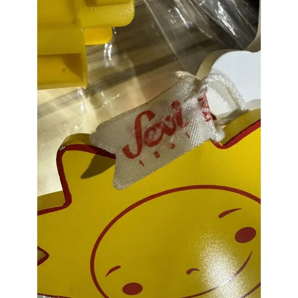 Vintage Sevi Wood Circus Themed Baby Mobile music clowns tigers sun rainbow - Picture 6 of 8